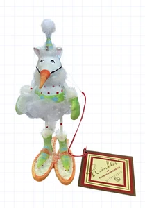 Dept 56 Patience Brewster Navidad Kringles perro de nieve con raquetas de nieve adorno masculino - Imagen 1 de 9