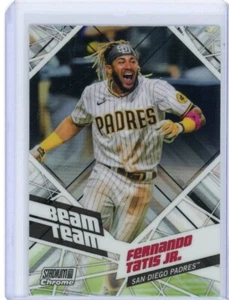 2021 Topps Stadium Club Chrome Beam Team #BTC-15 FERNANDO TATIS JR Padres - Picture 1 of 2