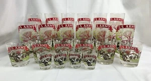RARE AMVETS American Veterans of World War II Complete 22 pc Set of 1951 Glasses - Bild 1 von 12