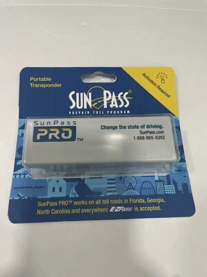 SunPass Pro Compatible Fl GA NC NY NJ PA DE IL IN KS KY ME MD MA MN NH OH VA WV - Image 1 of 2