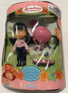 Nuova bambola skateboard Ban Dai fragola shortcake Talkin Giggle Ginger Snap - Foto 1 di 7