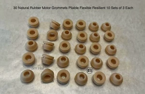 30 Natural Rubber Motor Grommets Thorens & RCA RP168 & RP190 & Juke Box, Players - Picture 1 of 1