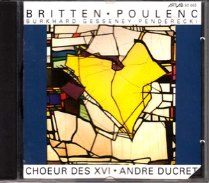 Britten, Poulenc, etc: Sacred Chorale Music / Choeur des XVI (CD, Sep-1991, Prel - Bild 1 von 2