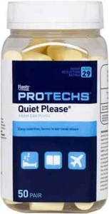 Flents Protechs Tappi Orecchie Quiet Please Sleep, NRR 29 (50 Paia) Spedizione Gratuita - Foto 1 di 6