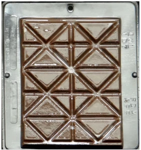 NEW 1 Cav Holiday Bark BREAK UP BAR Chocolate Candy Plaster Clay Fondant Mold - Picture 1 of 4