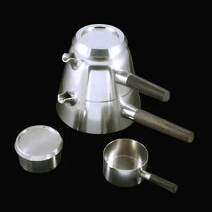 Georg Jensen. Stainless Stacking Coffee/Tea Set #39 - Magnus Stephensen - Picture 1 of 7