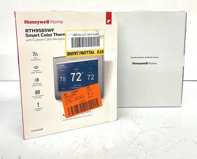 Termostato de color inteligente Honeywell Wi-Fi, plateado, RTH9585WF1004 Foto 1 de 4