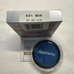 Quantaray  80A 49mm Filter  Blue - Picture 1 of 3