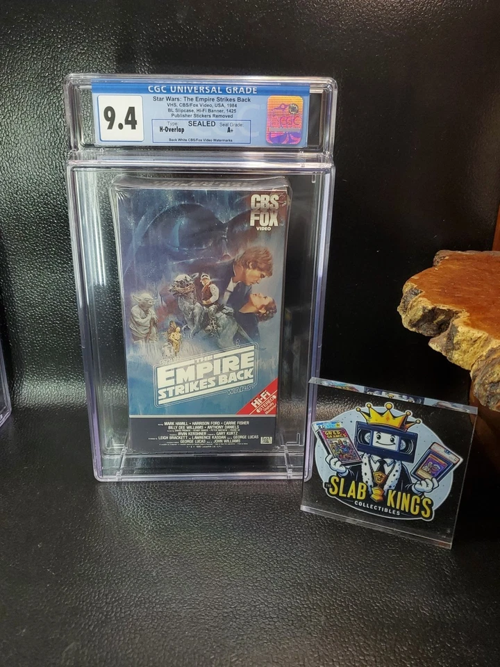 The Empire Strikes Back (VHS 1984) CBS/FOX Video CGC Graded (9.4-A+)  - Image 1 of 3