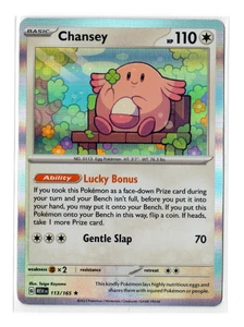 Chansey - 113/165 - Holo Rare - ENG Pokemon 151 MEW EN - NM/M - Pokemon Card AUS - Picture 1 of 2