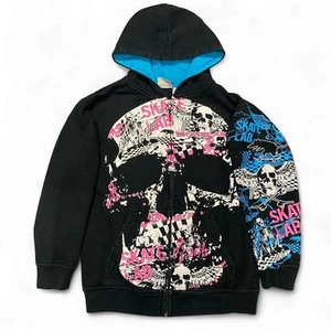 Vintage Y2K Skatelab Skate Hoodie Size Large (10/12) kids - Picture 1 of 6