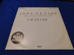 IMAGINE JOHN LENNON 2 Track 12" Maxi Single Vinyl GERMAN EMI APPLE It's So Hard - Picture 1 of 11