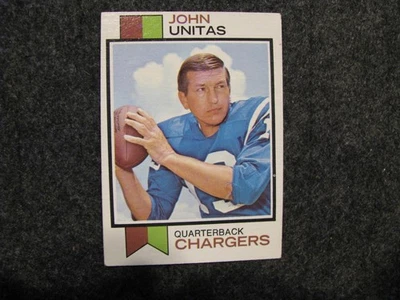(2)   1973 Topps Chargers #455 Johnny Unitas - Bob Griese #295 Dolphins - Image 1 of 4