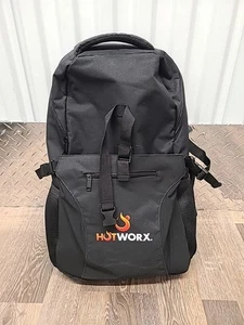 Hotworx Backpack Black Nylon Excellent Condition - Picture 1 of 3