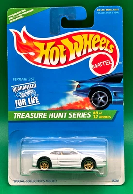 Ferrari 355 1996 Hot Wheels Treasure Hunt blanco edición limitada excelente estado Foto 1 de 2