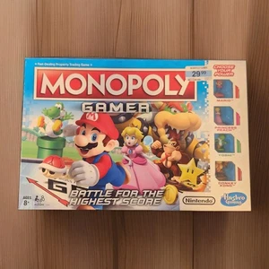 Monopoly Gamer Nintendo Super Mario Board Game Peach Yoshi Donkey Kong 2017 READ - Picture 1 of 16