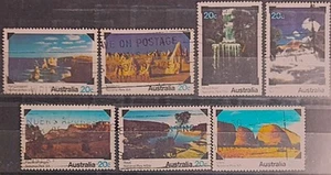 AUSTRALIA STAMPS 1979 NATIONAL PARKS STAMPS SET OF 7V FINE USED AU1979 - Picture 1 of 2