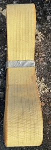 Vintage Lawn Chair Replacement Webbing Duralite 2-1/2" W Yellow Webbing - Picture 1 of 3