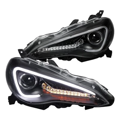 Black Fits 2012-2017 Scion Fr-S 86 Led Sequential Signal Projector Headlights - Image 1 of 4