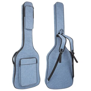 Bass Guitar Bag, 7MM Padding Bass Guitar Gig Bag Padded Soft Electric Bass Gu... - Picture 1 of 7