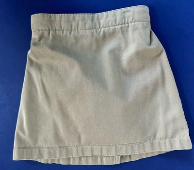LITTLE GIRLS' 'LAND'S END' TAN SKORT 带 ADJ WAIST 二手状况完好! — 第 1/4 张图片