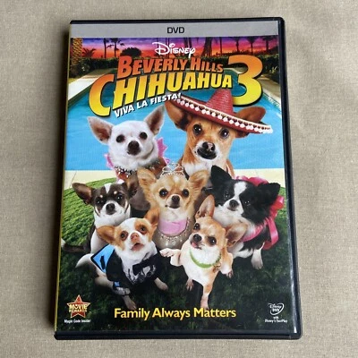 Beverly Hills Chihuahua 3: Viva La Fiesta (DVD 2012) Disney Comedy George Lopez - Image 1 of 4