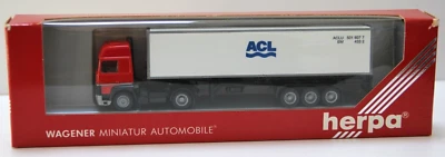 HERPA 1:87 HO PLASTICA CAMION SEMIRIMORCHIO RENAULT ACL BIANCO ART 845004 - Immagine 1 di 2