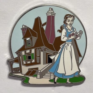 Disney Pin Belle In Blue Dress New Fantasyland Cottage Beauty And The Beast 2012 - Picture 1 of 1