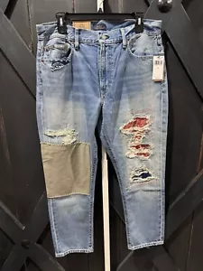 Polo Ralph Lauren The Slim Boyfriend Patchwork Jeans Damen Größe 30 - Neu mit Etikett - Bild 1 von 13