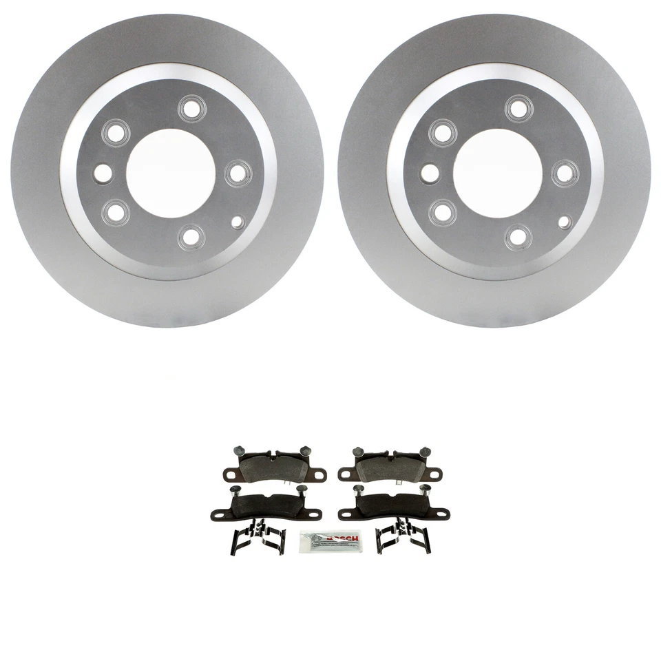 Задние роторы SHW Bosch тихие литые полуметровые дисковые тормозные колодки комплект для Cayenne Touareg - Изображение 1 из 1