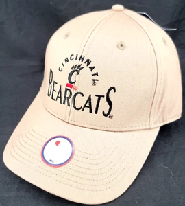 NEW Cincinnati Bearcats Tan Champion Adjustable Campus Cap Hat Men's OSFM - Picture 1 of 9