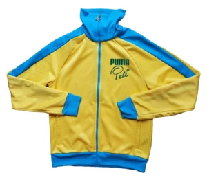 Puma Pele Vintage Jacke Track Jacket gelb Brazil Fußball Sz. M - Bild 1 von 4