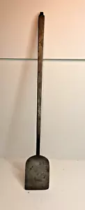 Early Antique Hand Forged Wrought Iron Spatula Hearth Utensil 18" - Picture 1 of 6