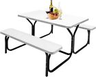 Picnic Table Bench Set, 59 Expanded Rectangular Picnic Table Outdoor Bench