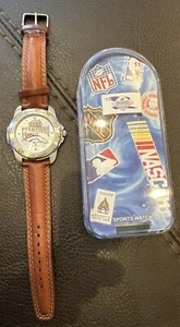 Vintage NFL Denver Broncos-Throwback-Logo Watch-From Super Bowl XXXIII-Orig Case - Picture 1 of 4