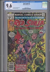 Red Sonja: She-Devil with a Sword #6 CGC 9.6 1977 Marvel Comics Thorne Cover - Picture 1 of 3