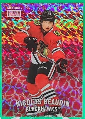 2020-21 Skybox Metal Universe Premium Prospects Nicolas Beaudin RC #PP-16 48/50 - Image 1 of 2