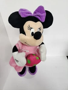 Disney Minnie Mouse Peluche Rosa Púrpura Verde Disney Bebé Huevo de Pascua - Imagen 1 de 14