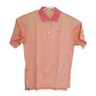Peter Millar Mens Golf Polo Shirt Size Xl Kiawah Island Cassique Pink Orange
