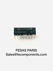 HEF40160BP Syn Positive Edge Triggered 4-BIT UP Decade Counter, PDIP16 - Picture 1 of 2