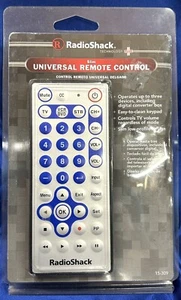 Radio Shack Slim Universal Remote Control – 15-309 – New & Unused - Picture 1 of 2
