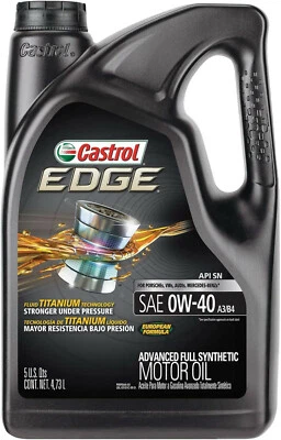 8 КВАРТ НАБОР 0w40 CASTROL EDGE EURO FORMULA моторное масло для Mercedes Porsche - Изображение 1 из 4