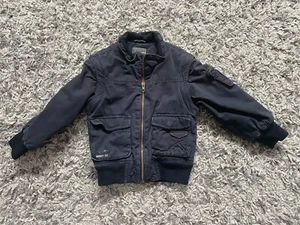 H & M Toddler Boys 3-4 Y Blue Jacket Pre-Owned - Picture 1 of 10