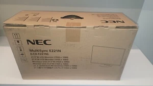 New NEC MultiSync E221N-BK 22" Built-In Speakers Widescreen IPS Monitor - Picture 1 of 5