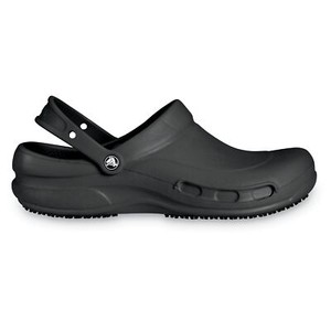 Crocs BISTRO Unisex Herren Damen stilvoll Sommer Strand Croslite Arbeitsclogs schwarz