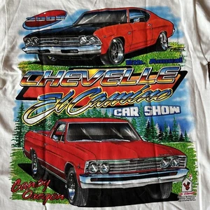 Chevy Annual Chevelle El Camino T Shirt XXL NEW 2009 Canby OR Ronald McDonald - Picture 1 of 9