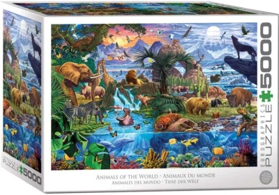 Eurographics Animals of the World  5000 Piece Jigsaw Puzzle - Image 1 of 2