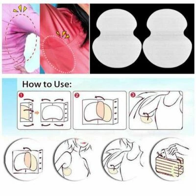 30 Disposable Sweat Pad Antiperspirant Underarm Dress Office Shirt Armpit Guard