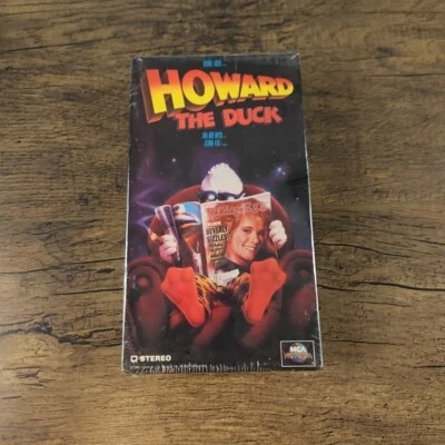 Howard The Duck [VHS] (BRAND NEW/ FACTORY SEALED) RARE Blue Universal Film Reel  - Image 1 of 4