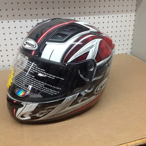 HELMET   FF      [GMAX-   GM69S ]       X- LARGE    RED   GRAPHIC - Picture 1 of 4